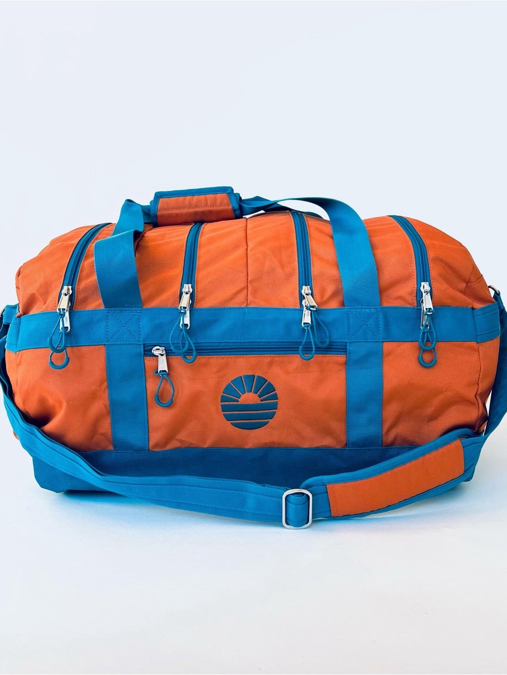 Tobiq 60L Duffel Orange and Blue Original Travel Bag